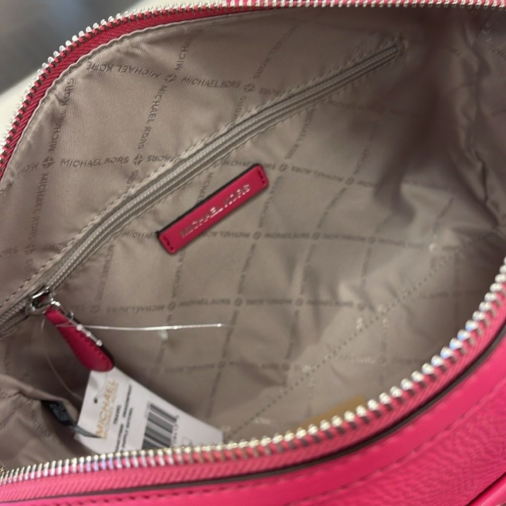 MICHAEL KORS JST TRAVEL MEDIUM DUFFLE SATCHEL SHOULDER CROSSBODY BAG MK SRAGONFR - Picture 10 of 16